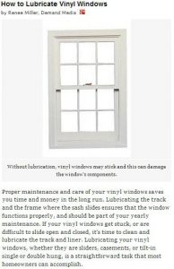 Care for Vinyl Windows in Fort Collins
